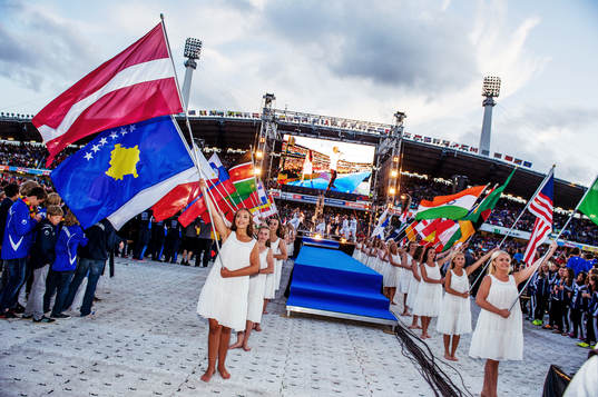 Fotboll, Gothia Cup, Invigning
