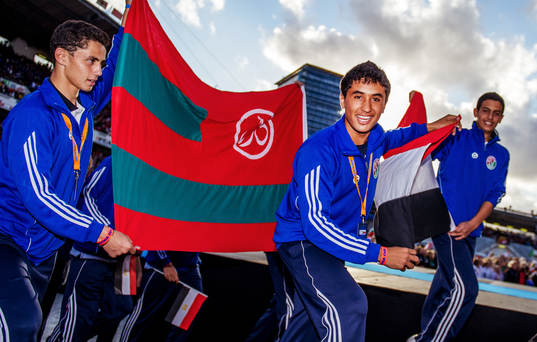 Fotboll, Gothia Cup, Invigning
