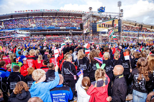 Fotboll, Gothia Cup, Invigning