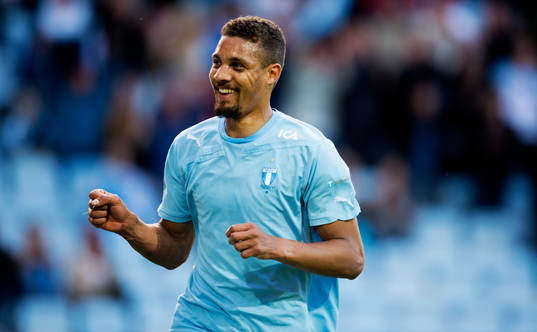 Mathias Ranégie, Malmö FF, jubel vid 2-0