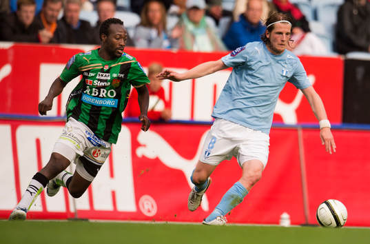 Reuben Ayarna, GAIS, Erik Friberg, Malmö FF