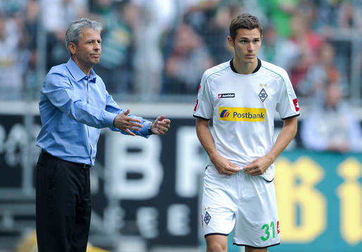 tränare Lucien Favre och Branimir Hrgota