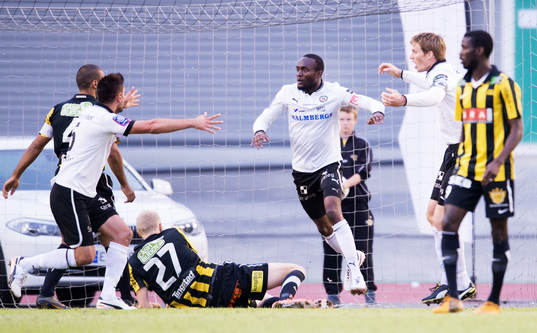 Boris Lumbana, Örebro, jubel, 0-1