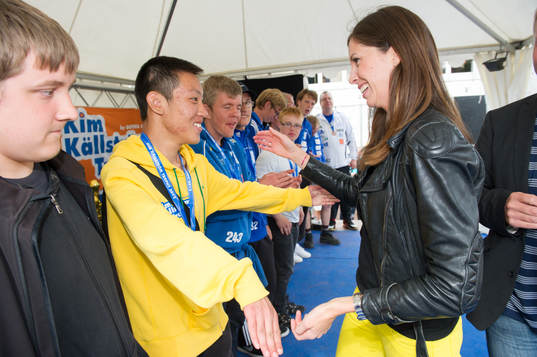 Kim Källström Trophy, prisutdelning. Erica Källström