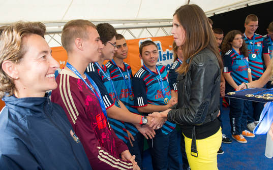 Kim Källström Trophy, prisutdelning. Erica Källström