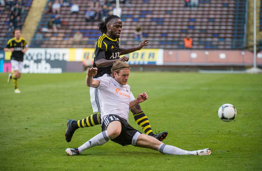 Martin Mutumba, AIK och Gudmann Thorisson, Hafnarfjardar