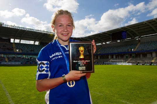 F13, final, Södra Sandby IF - Boo FF. Mest värdefulla