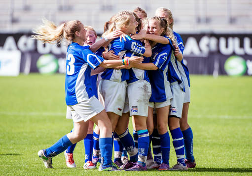 F13, final, Södra Sandby IF - Boo FF. Södra Sandby, jubel