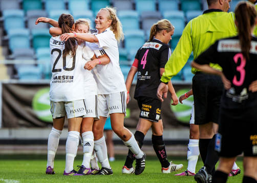 F19, Karlskrona FF - AIK FF, jubel