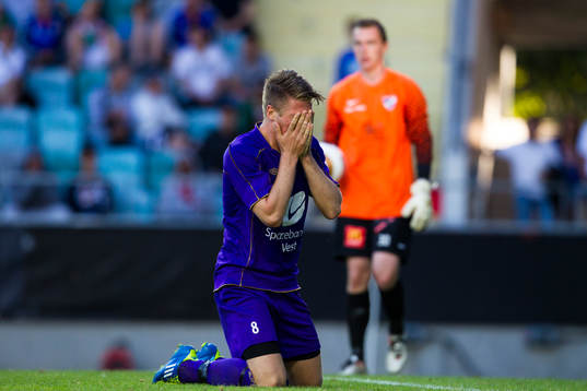 P18, final, Fässbergs - Fyllingsdalen, Norge. Straffmiss