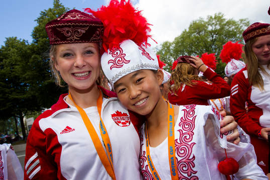 Darlington från Kanada möter Xin Jiang från Kina