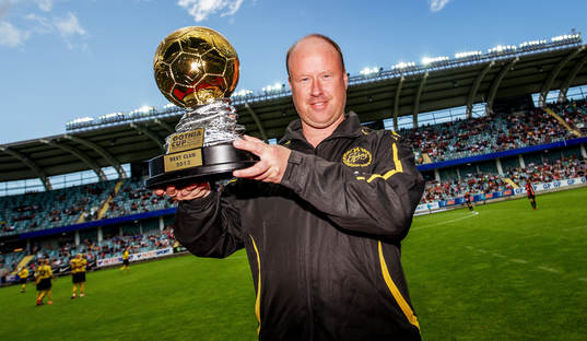 Mikael Johansson, tränare P14 Elfsborg. Vinnare av bästa