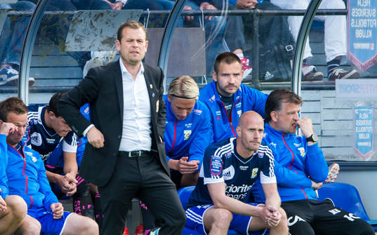 John Alvbåge, målvakt i Göteborg på bänken