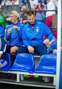 John Alvbåge, målvakt i Göteborg på bänken