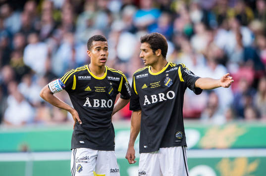 Robin Quaison och Celso Borges, AIK