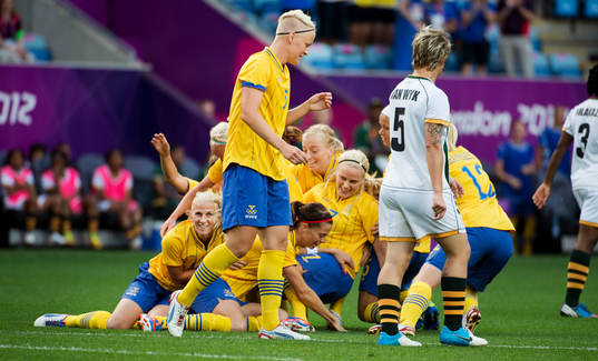 Nilla Fischer, Sverige jubel