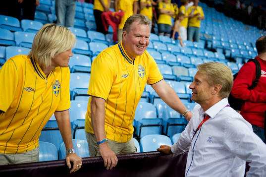 Karl-Erik Nilsson, ordförande SvFF, Thomas Dennerby,
