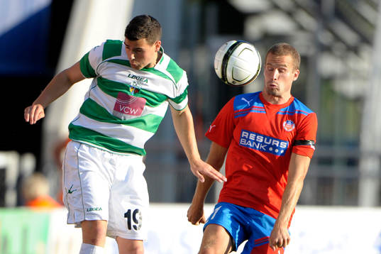 Fotboll, Champions League, kval, Helsingborg - The New