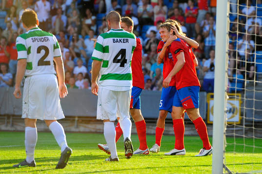 Fotboll, Champions League, kval, Helsingborg - The New