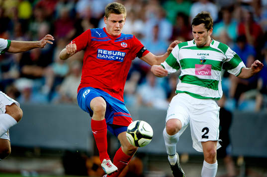Fotboll, Champions League, kval, Helsingborg - The New