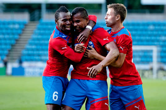 Fotboll, Champions League, kval, Helsingborg - The New