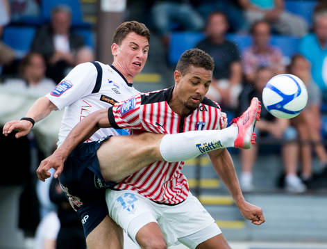 Marcus Hansson, Gefle. Mathias Ranégie, Malmö FF