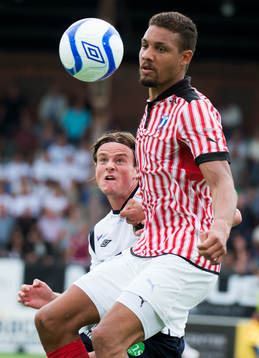 Eric Larsson, Gefle. Mathias Ranégie, Malmö FF