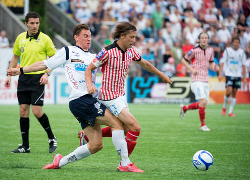 Marcus Hansson, Gefle. Simon Thern, Malmö FF