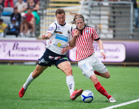 Marcus Hansson, Gefle. Erik Friberg, Malmö FF