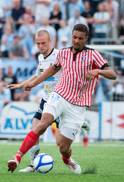 Mathias Ranégie, Malmö FF. Alexander Faltsetas, Gefle