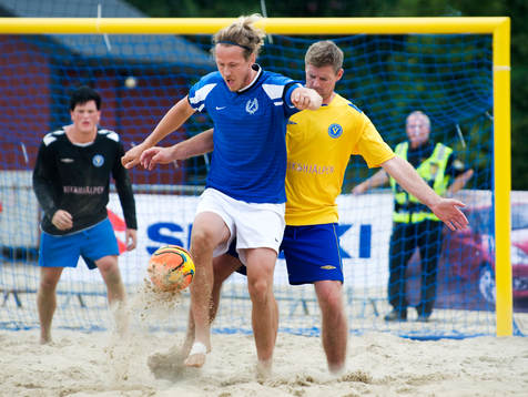 Herrar, Stigsjö - Vetlanda, en Stigsjö-spelare har bollen