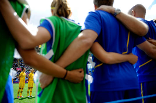 Lotta Schelin och Sofia Jakobsson