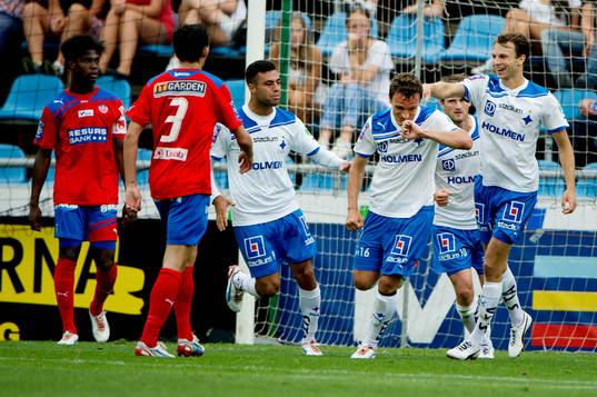 Shetim Hasani, Norrköping, jubel, 2-0