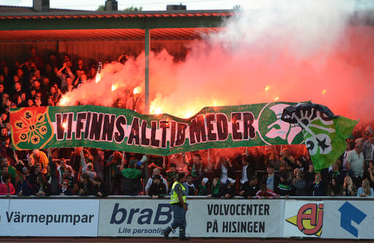 Bläddra bland fler bilder av Fotboll, Allsvenskan, Häcken - Gais