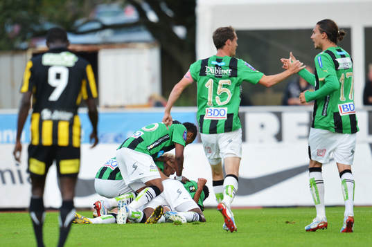 Romarrio Pereira Sipiao, Gais gör 1-0