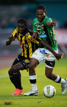 Dioh Williams, Häcken. Richard Ntomba Ekunde, GAIS