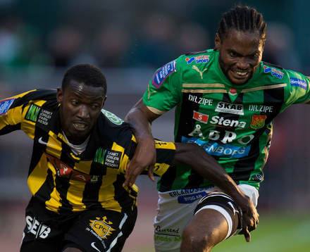 Dioh Williams, Häcken. Richard Ntomba Ekunde, GAIS