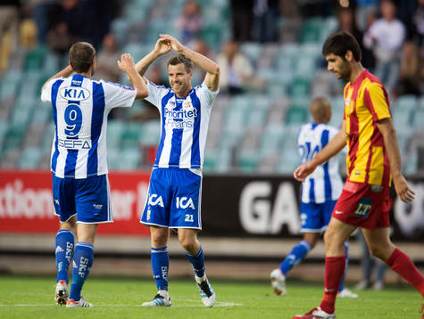Stefan Selakovic, Pontus Farnerud, IFK Göteborg, jubel