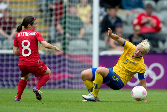 Nilla Fischer, Sverige och Diana Matheson, Kanada