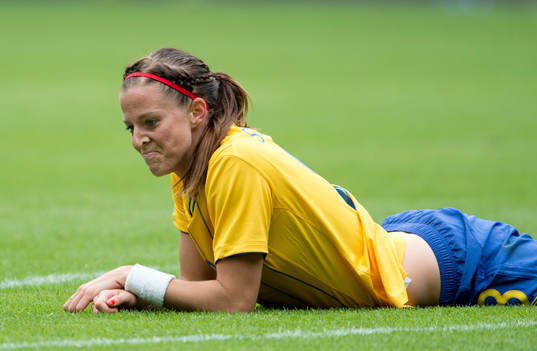 Lotta Schelin, Sverige deppar. Depp