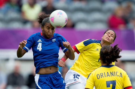 Laura Georges, Frankrike och Ingrid Vidal, Colombia