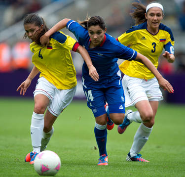 Louisa Necib, Frankrike och Natalia Ariza, Colombia