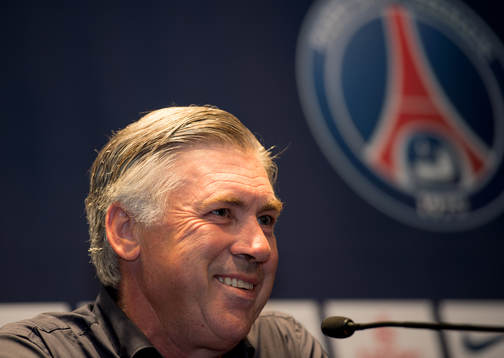 Carlo Ancelotti, tränare Paris Saint-Germain