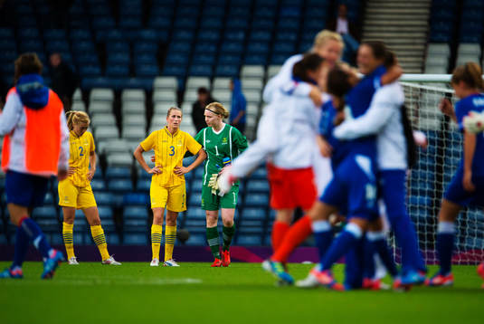 Linda Sembrant, Hedvig Lindahl, målvakt, och Emma