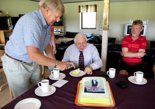 Fotboll, Lennart Persson, 80 år, hedersordförande, Mr.