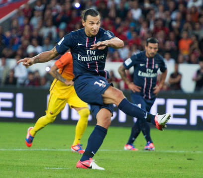 Zlatan Ibrahimovic, PSG, gör 1-2 på straff