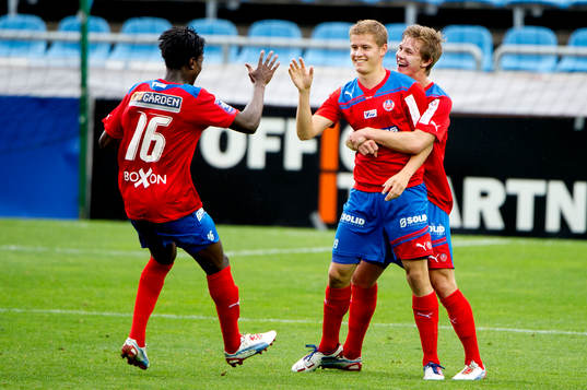 Alfred Finnbogason, Helsingborg, jublar