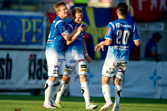 Magnus Andersson, Trelleborg, mitten, jublar