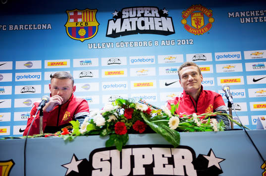 Fotboll, Manchester United, Presskonferens
