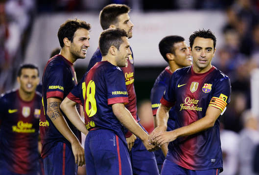 Xavi, jubel